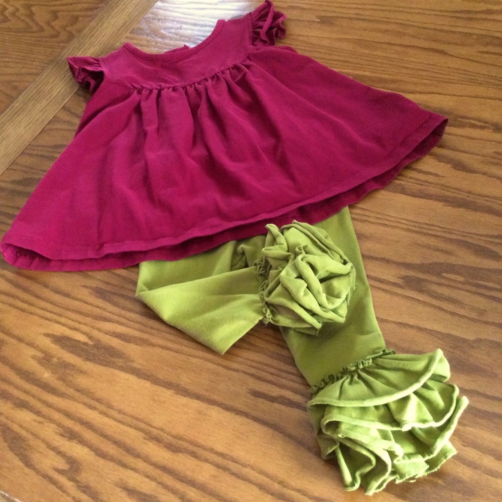 Arya Grace 2-pc Little Girls Outfit, Sz 18 mos.